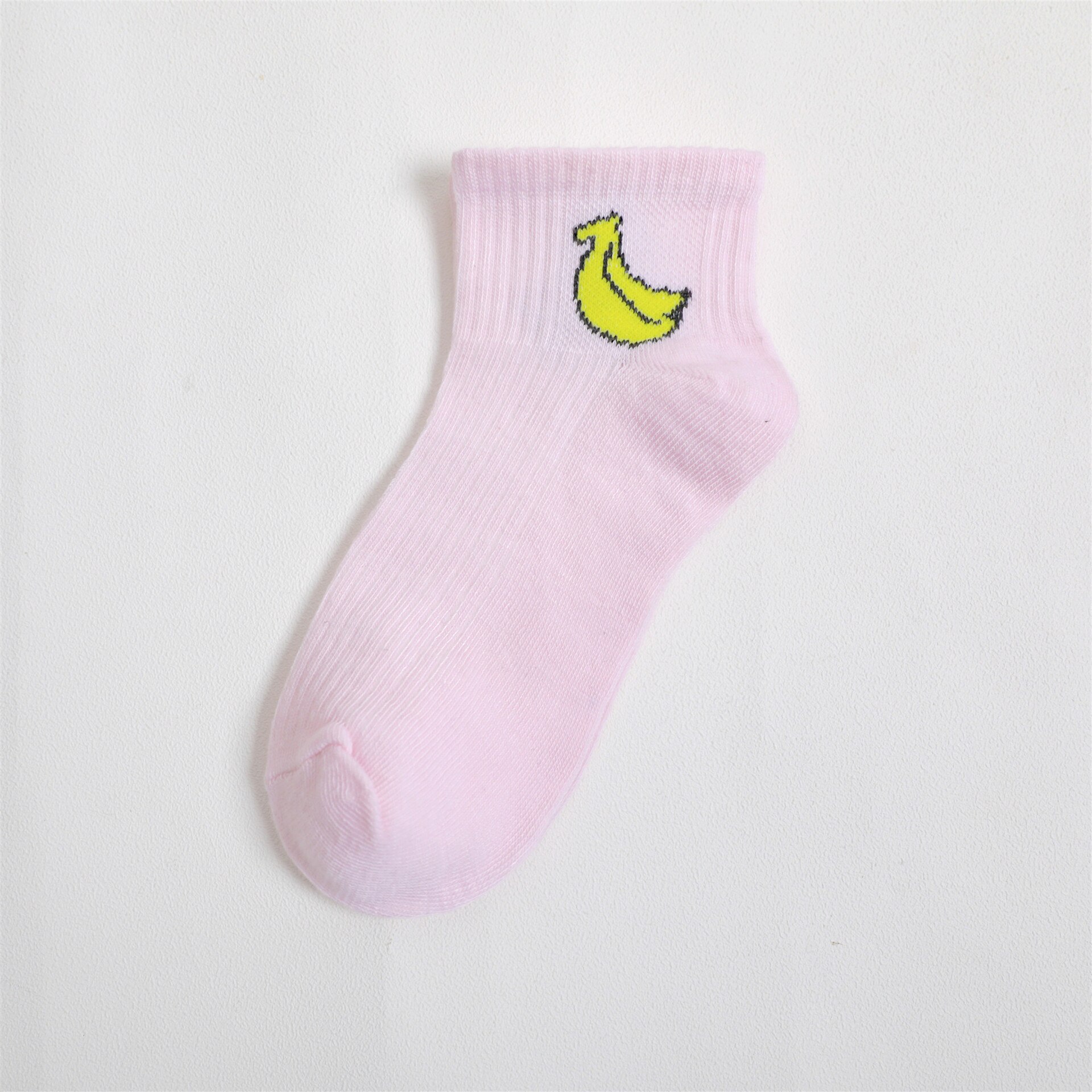 LJIQQ 5 pairs women candy fruit socks spring summer lady ankle socks embroidery female socks: D