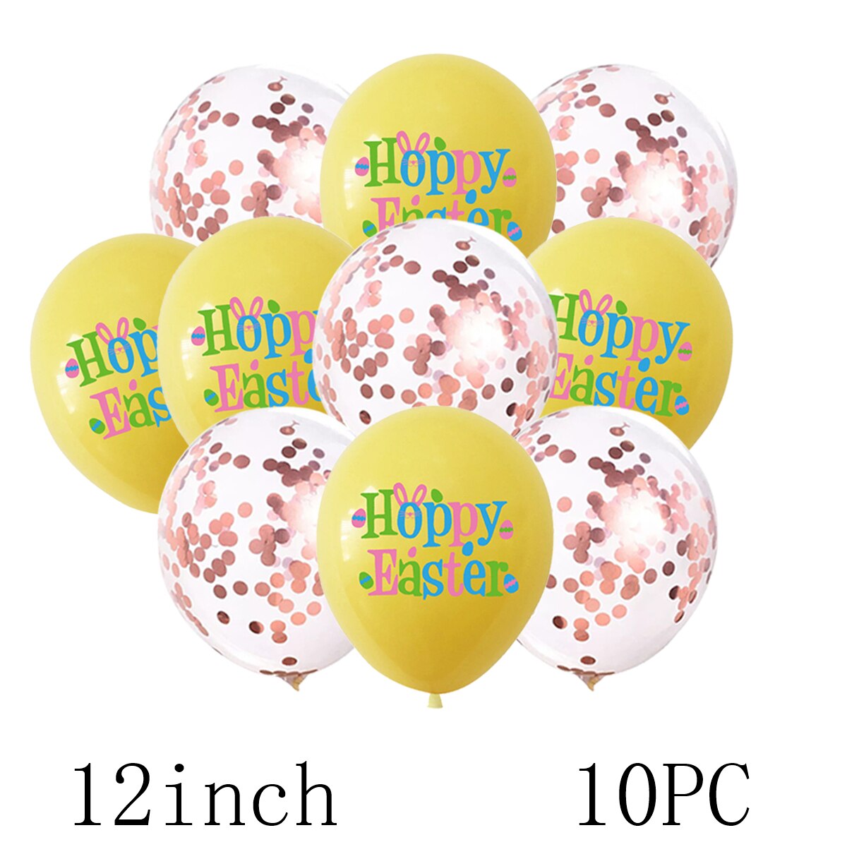 Animal Gold Balloon The rabbit Birthday Easter egg Party Game Decorations Children's day Foil Balloons Kid Boy Baby Shower: YRG