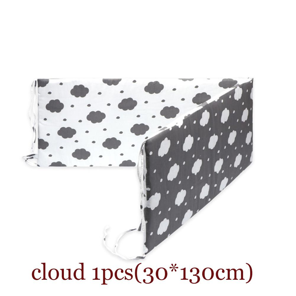 Afneembare Wasbare Cartoon Afdrukken Baby Veiligheid Wieg Bed Hek: Cloud CB3007