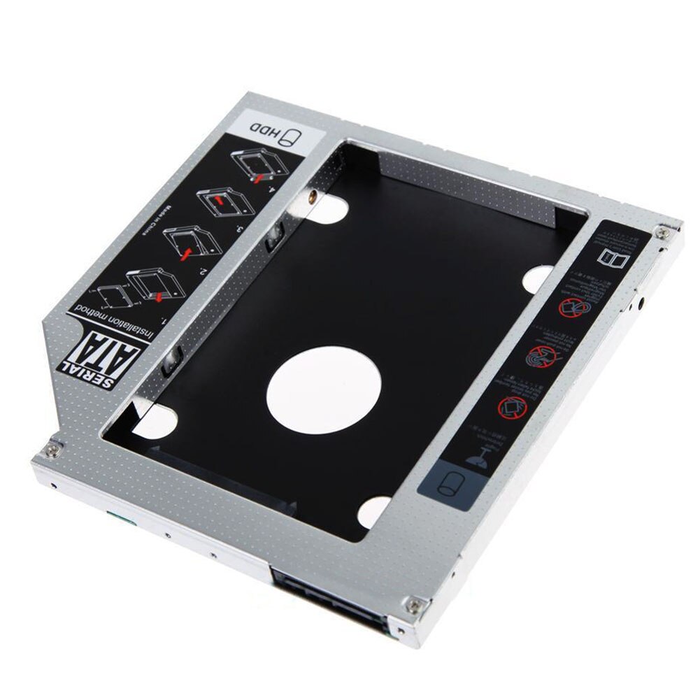 9.5mm/12.7mm sata hdd ssd harddisk cd-rom beslag caddy bay til macbook windows qjy 99