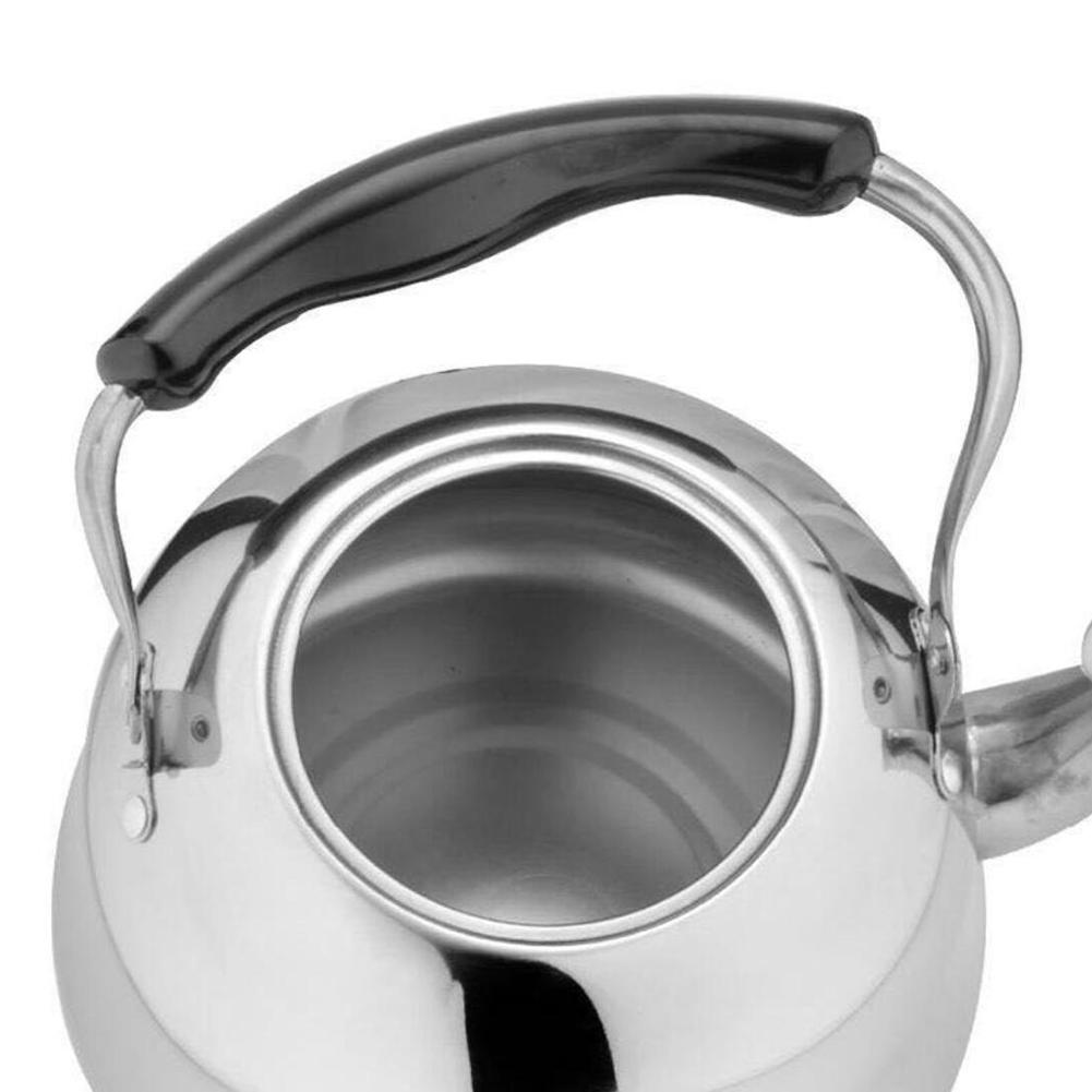 Stainless Steel Whistling Tea Kettle Stove Top Teapot Pot, Thin Base