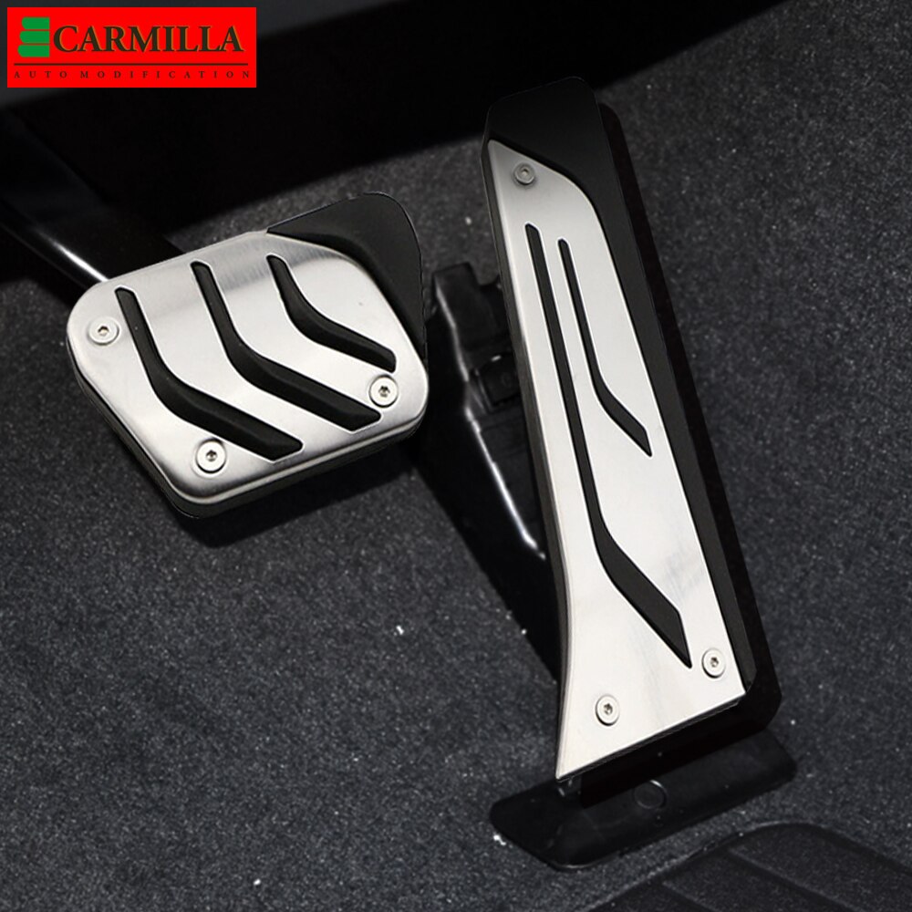Accesorios para BMW X5 X6 F15 F16 E70 E71 E72 AT MT, Kit de Pedal automático, acelerador de acero inoxidable, pedales de freno de Gas