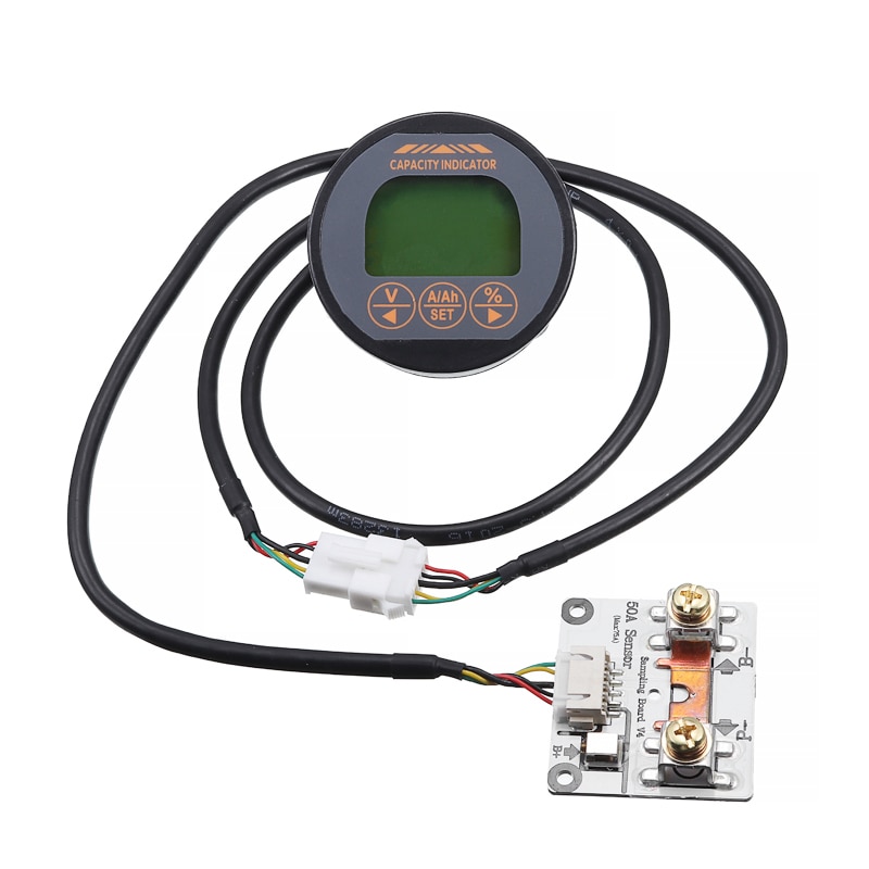 Probador de Capacidad de Batería Coulómetro - 50A 100A 350A - Detector Indicador Monitor - para Litio Plomo-Ácido