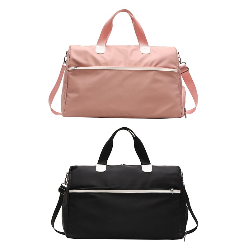 Store sport fitness tasker til kvinder gym træning skulder taske dame pink yoga taske sko rum håndtaske rejse bagage