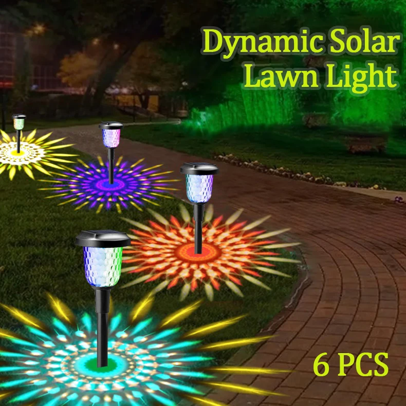 Solar Outdoor Lights Garden Lamps Powered Waterproof Landscape Path for Yard Backyard Lawn Patio Decorative LED Lighting
