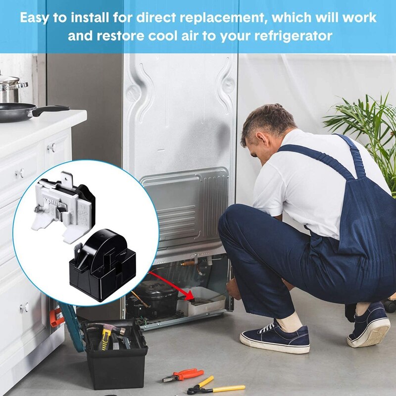 QP2-4.7 Ptc Starter Relais 1 Pin Koelkast Starter Relais En 6750C-0005P Koelkast Overbelasting Protector