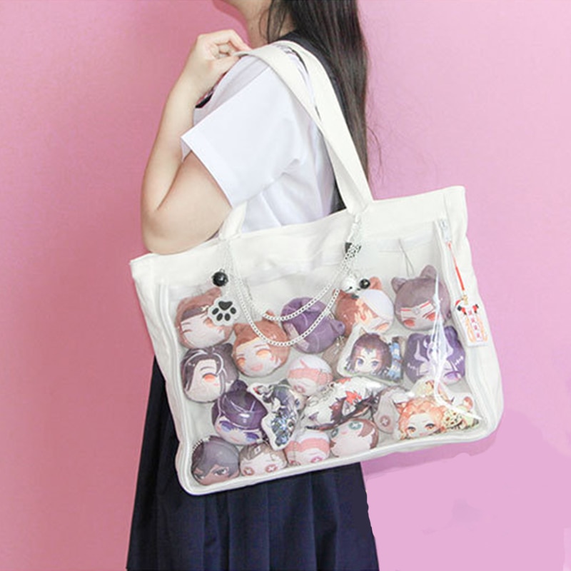 Ita Bag girls lolita Style lovely handbag kawaii clear bag Schoolbags For Teenage Girls Candy Sweet itabag Shoulder bags H252