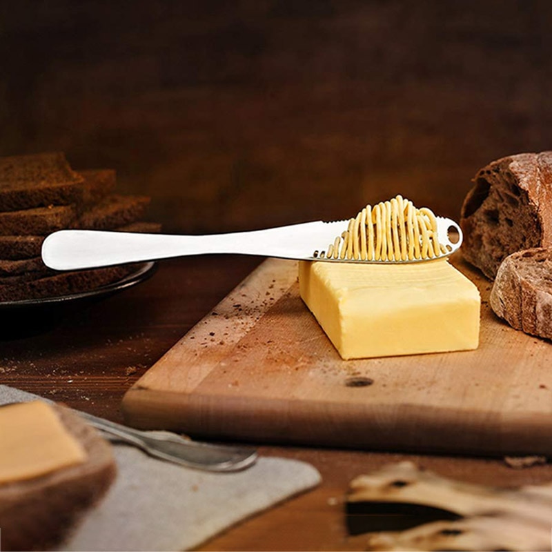 Butter Grating Cutter Butter Spreader Stainless Steel Grater Slicer Curler MF