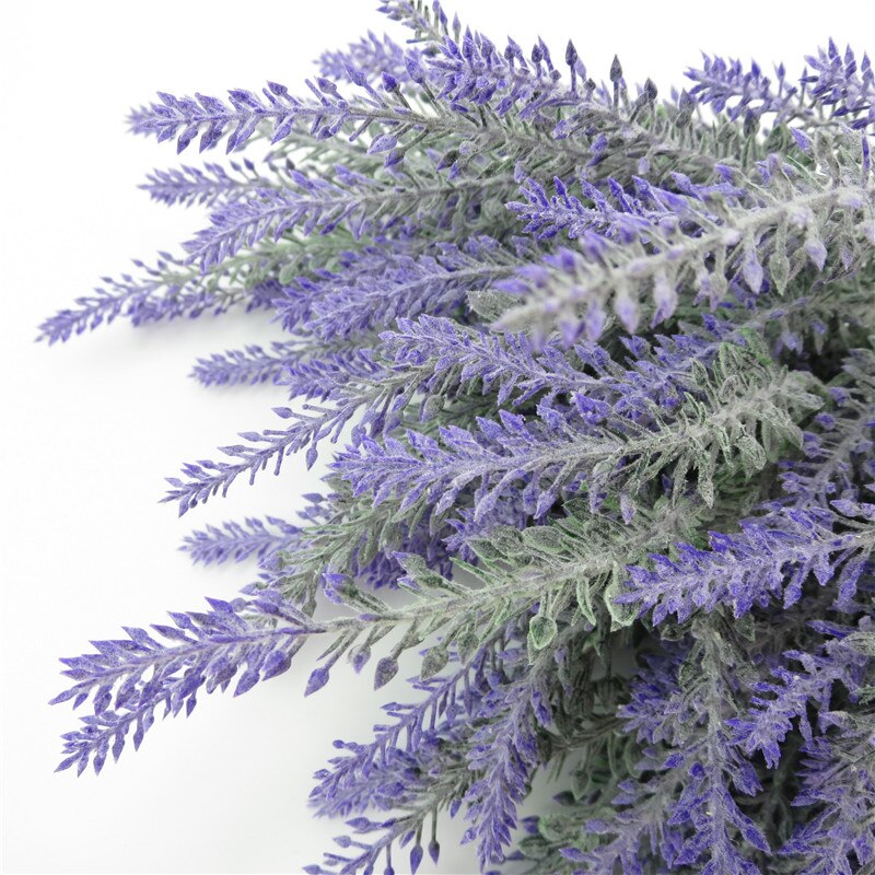 Bröllopsdekor 25 huvuden konstgjord lavendel blommor bukett hem bröllop bord fest inredning konst hem inredning