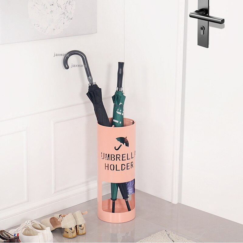 Paraguas de hierro forjado para restaurante y balcón, soporte para muebles del hogar, vestíbulo de Hotel, Cubo de almacenamiento para dormitorio