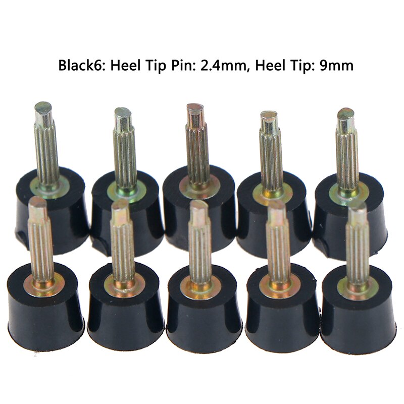 Goupilles de réparation de talon, 5 paires, pointes de chaussures, robinets de cheville, chaussures de remplacement, accessoires de chaussures