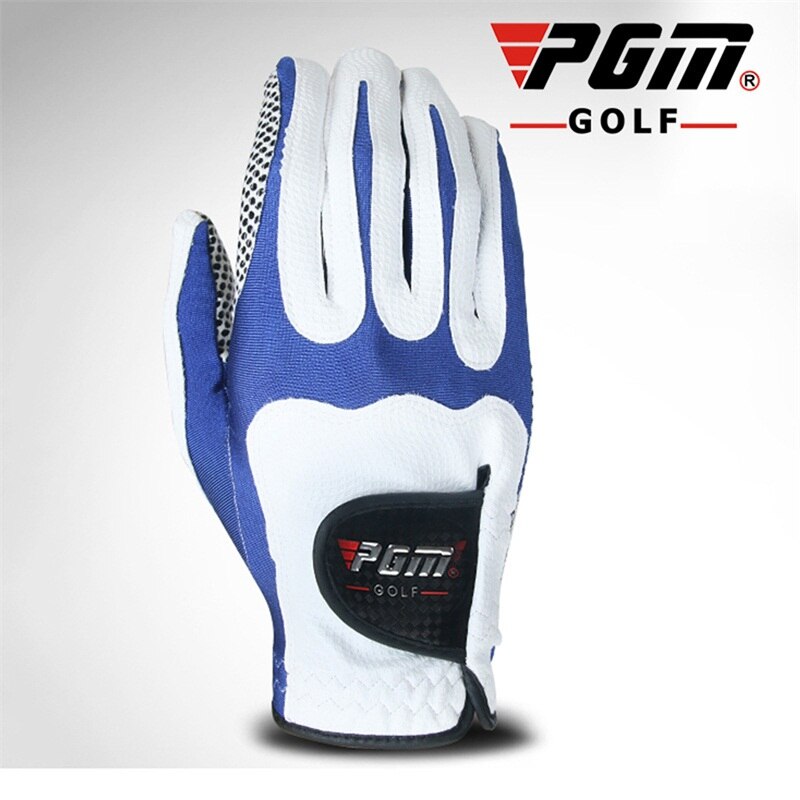 1 pièces PGM main gauche gants de Golf Sports de plein air haute élasticité Leica tissu respirant antidérapant Sportwear pour homme: Bleu ciel / S