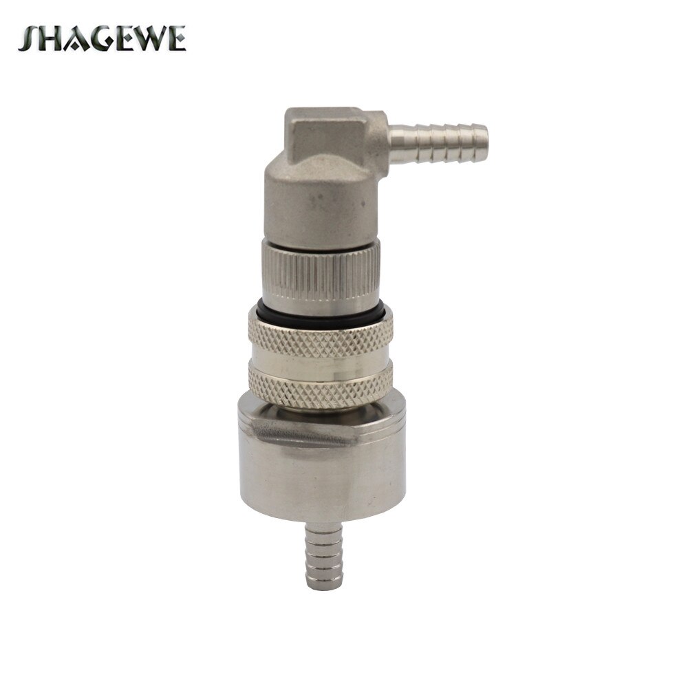 Beer Brewing Carbonation Cap w/ 5/16&quot; Barb &amp; Cornelius Keg Ball Lock Disconnect fit Soft PET bottles Homebrew Soda Connectors