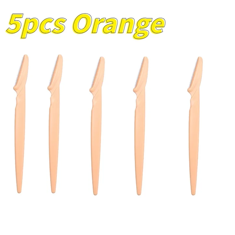 Wenkbrauw Trimmer Gezichtsscheerapparaat Draagbare Wenkbrauw Epilatie Ontharing Veiligheid Wenkbrauw Knippen Vrouw Make-Up Tools: Geborsteld Slate
