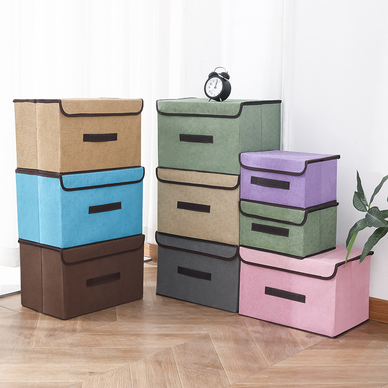 Sammenleggbare oppbevaringsarrangører kles teppe quilt arrangør boks stor kapasitet skap genser oppbevaring klesskap arrangør