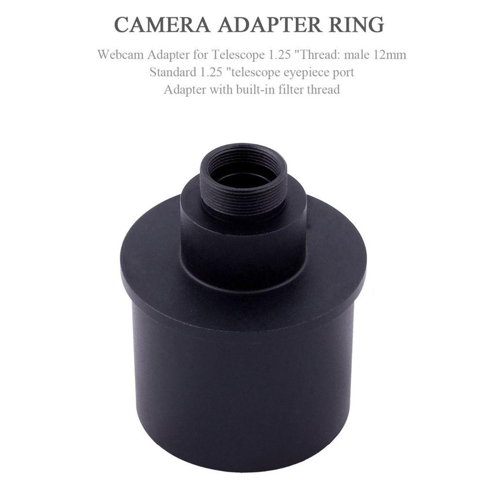 1.25'' Webcam Adapter for Astronomy Telescope CCD Camera Monocular Telescope Accessories