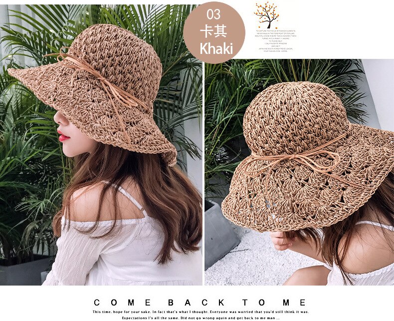 La Europa de los Estados Unidos Simple playa verano gorras casuales de mujer Panamá sombreros de señora de las mujeres de la de ala plana paja gorro para el sol Niña