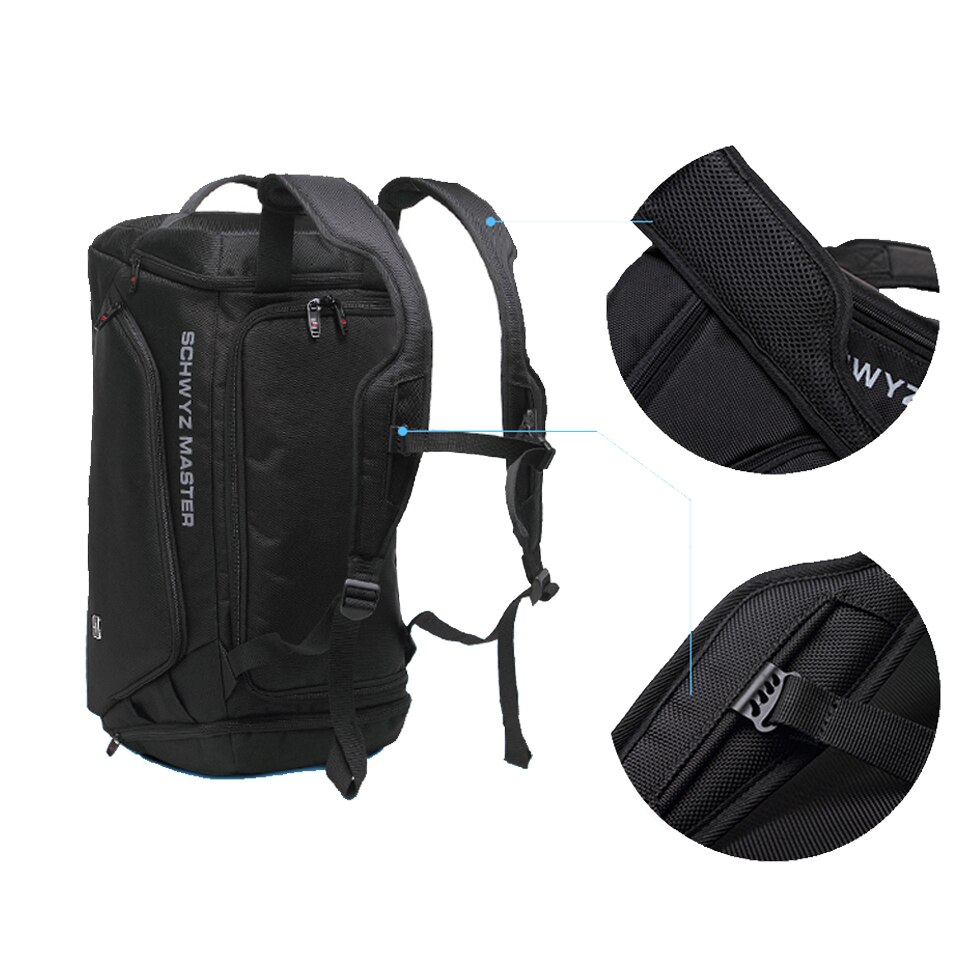 Swiss Men Travel Bags Luggage Oxford Duffle Bags Travel Handbag Waterproof Weekend Bag Large Capacity Multifunction Shoulder bag