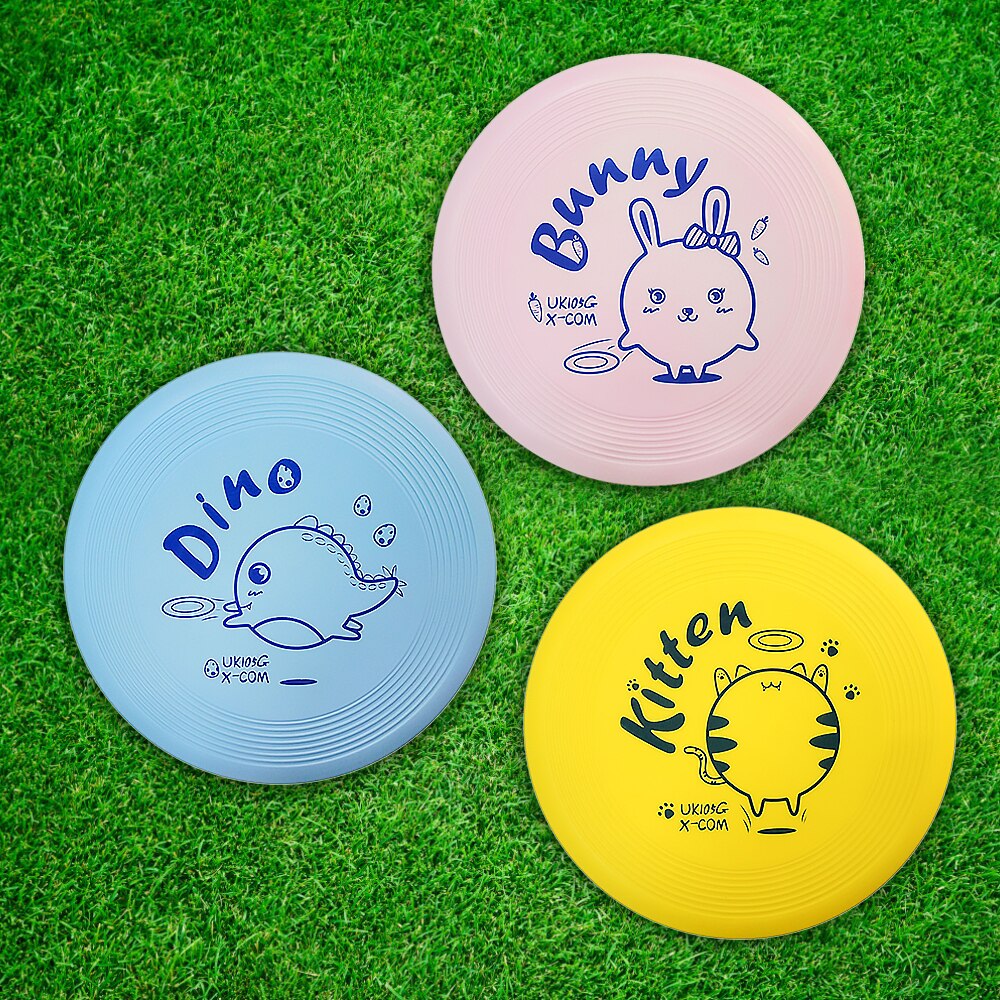 Discos voladores de plástico de 9,4 pulgadas y 105g, juguete deportivo para exterior, disco volador para deportes acuáticos para niños