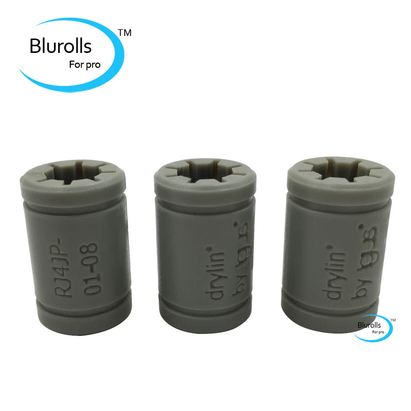 Blurolls 3/7/10 pièces IGUS Polymère Solide LM8UU Roulement 8mm arbre Drylin RJ4JP-01-08 pour Anet Reprap Prusa i3 3D Imprimante