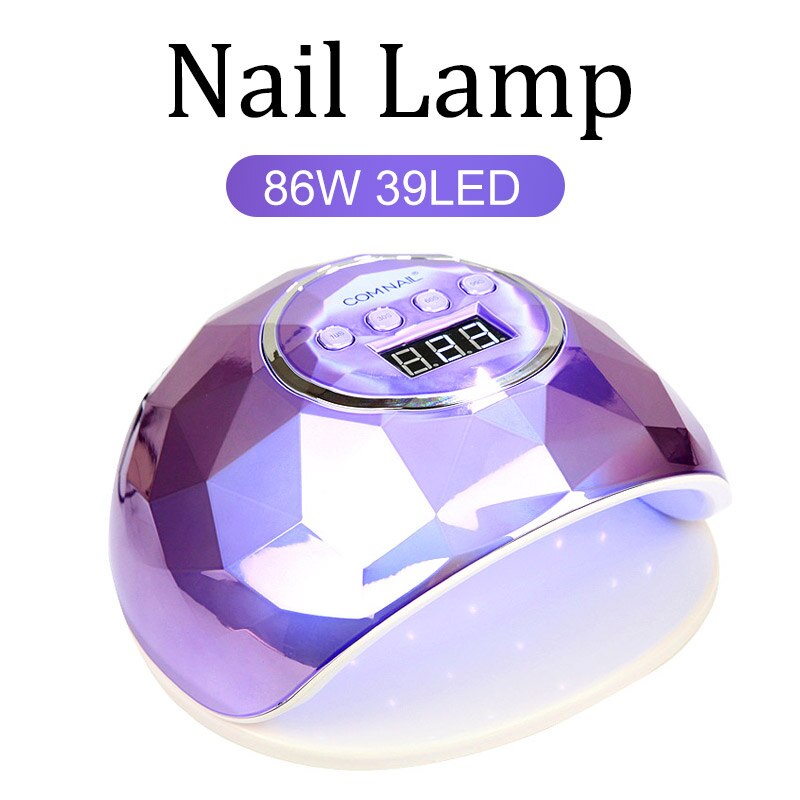 120W Nail Lamp Nail Droger Snelle Uitharding Snelheid Gel Licht Krachtige 60Pcs Led Uv Lampen Voor Alle Gels polish Curing Lamp: F6-Mirror Purple