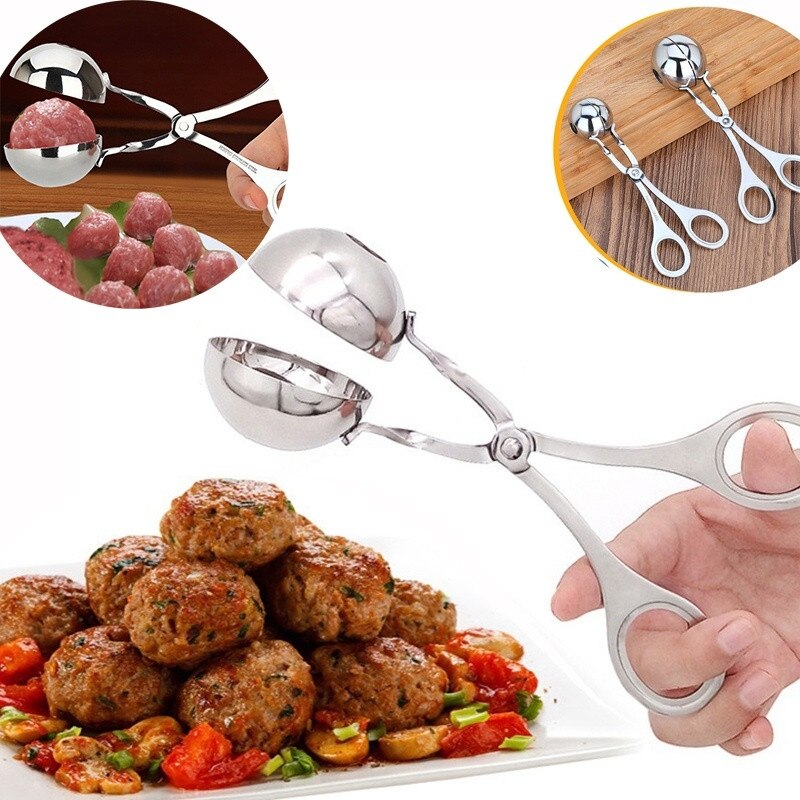 Köttbulle maker form non-stick praktiskt verktyg för matlagning av kött kök köttbullar scoop boll maker enkelt scoop clip verktyg