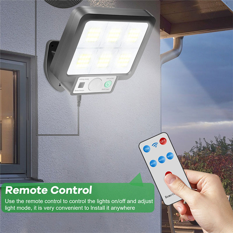 LED Solar Split Wand Lampe Bewegungsmelder Sonnenlicht Licht 3-Modus Im Freien Wasserdichte Notfall Straße Garten Sicherheit Dekor Lampe