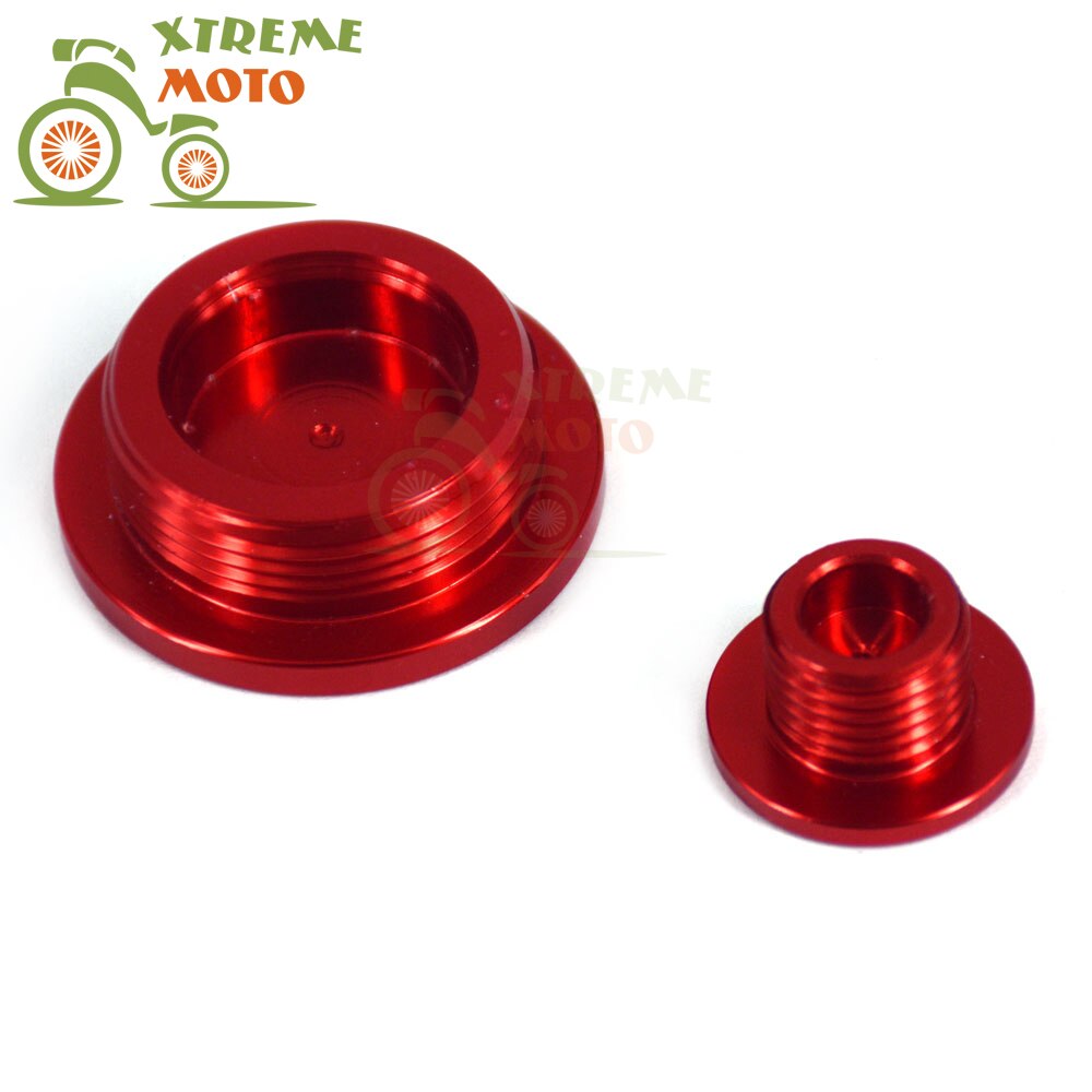 Red billet motor timing cover plug cap voor honda crf250l crf250m 12 13 14 15 motorfiets