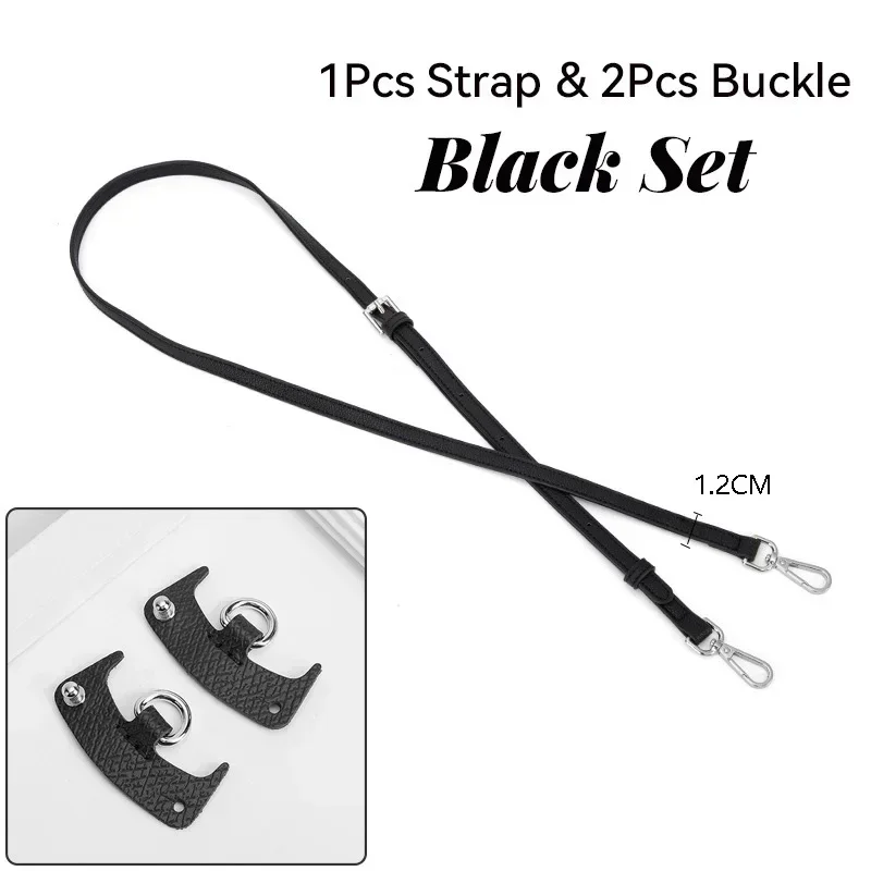 Pasek do torby Longchamp Mini Bag Free Punching Modification Transformation Akcesoria do mini torby na ramię Crossbody Strap: WHITE