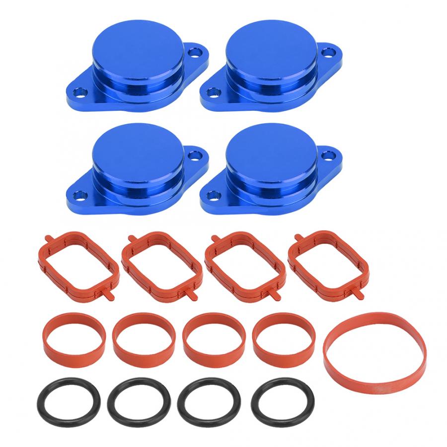Barro guardia 4x33mm motor remolino solapas borrar tapón ciego con juntas de goma para M47N/M47TU /M47TUD2: Blue