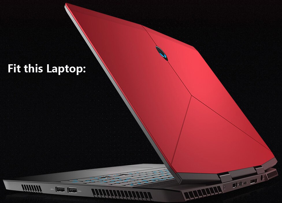 Laptop Sticker Decal Skin Carbon fiber Cover Protector for Alienware M15 R1 15.6"