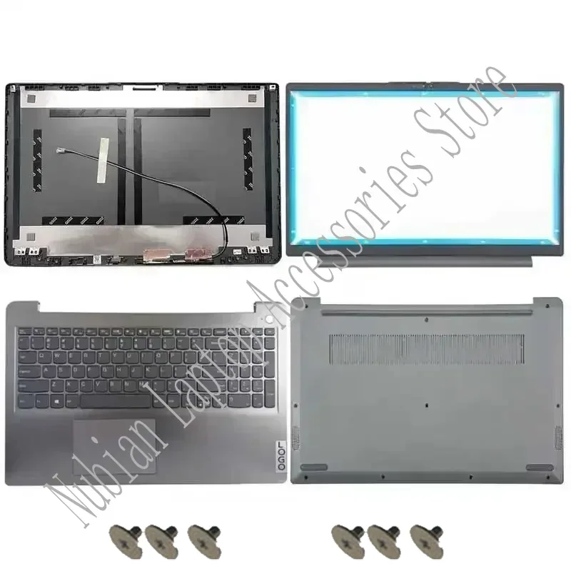 For Lenovo IdeaPad 3 15ADA6 15ITL6 15ALC6 Laptop LCD Back Cover Front Bezel Palmrest Bottom Case Keyboard Hinges