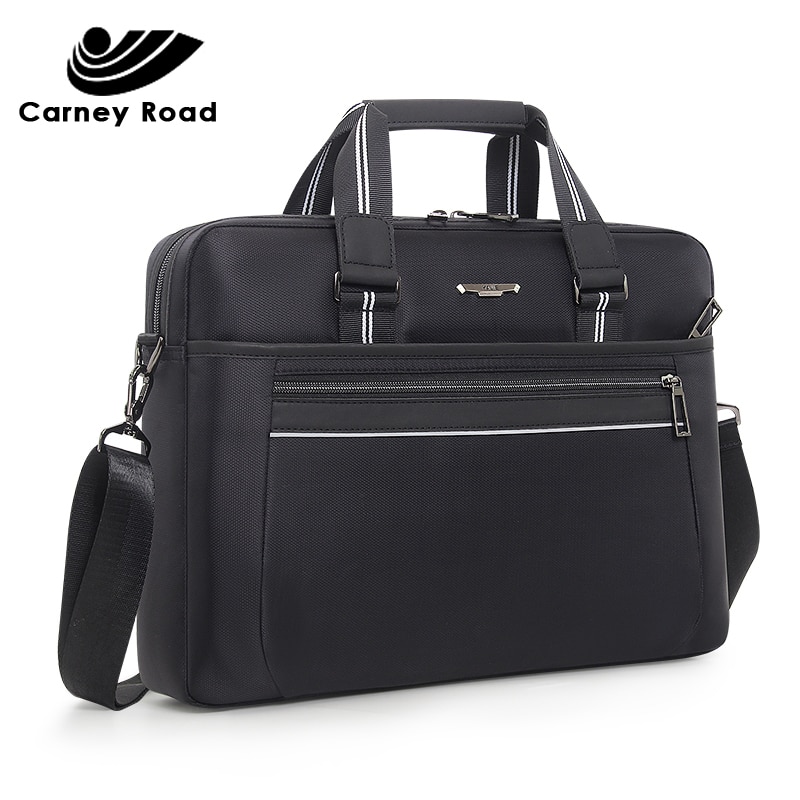 Merk waterdichte aktetas oxford 15.6 inch laptoptas casual heren handtas dagelijks dragen schoudertas
