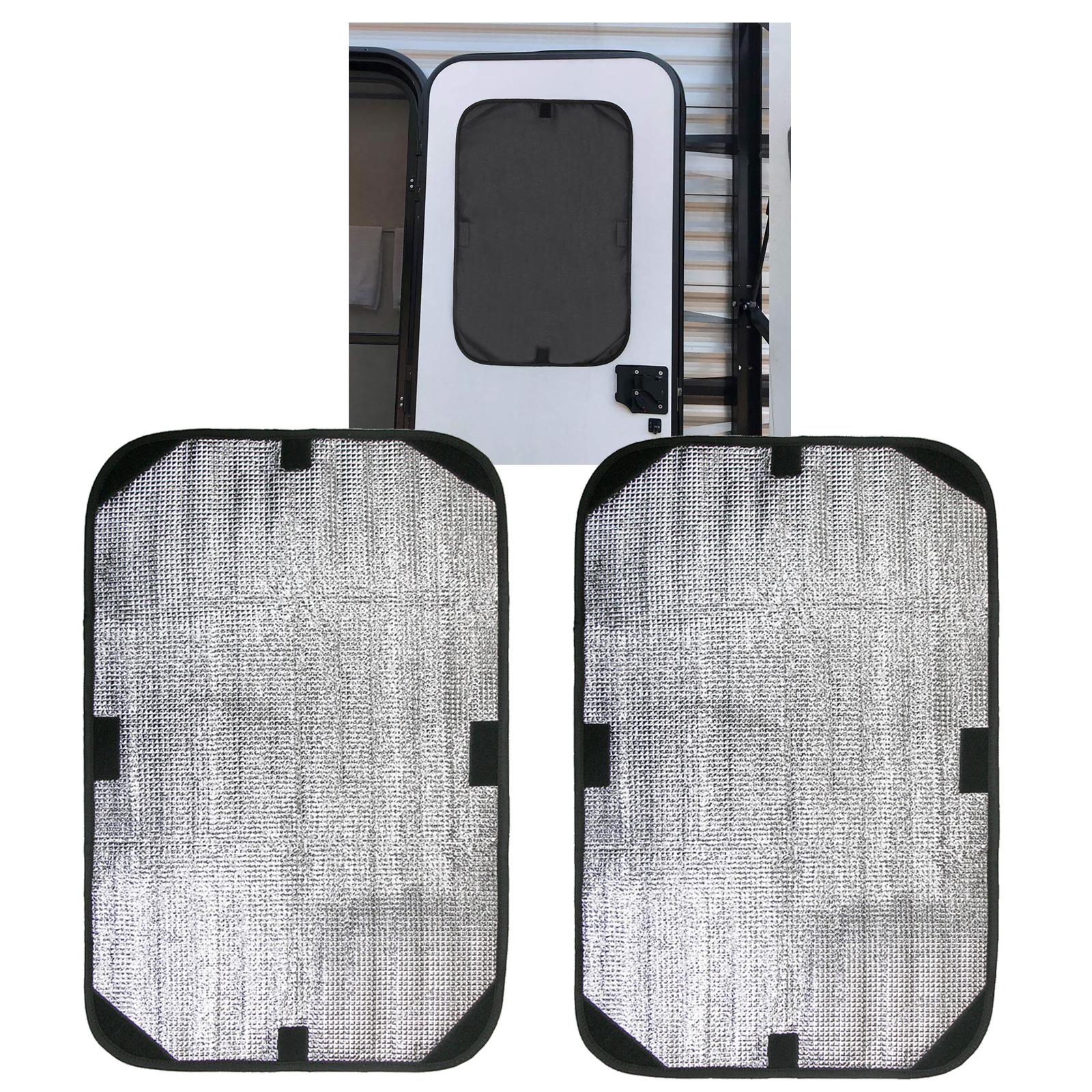 RV Door Window Shade Cover 15.94x24.41inch UV Protection for Regulates Temperature