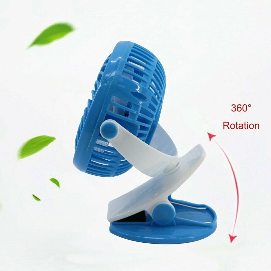 Bærbar mini usb-blæser genopladelig clips-ventilator til barnevognsventilatorer desktop personlig luftkøleventilator håndholdt klimaanlæg