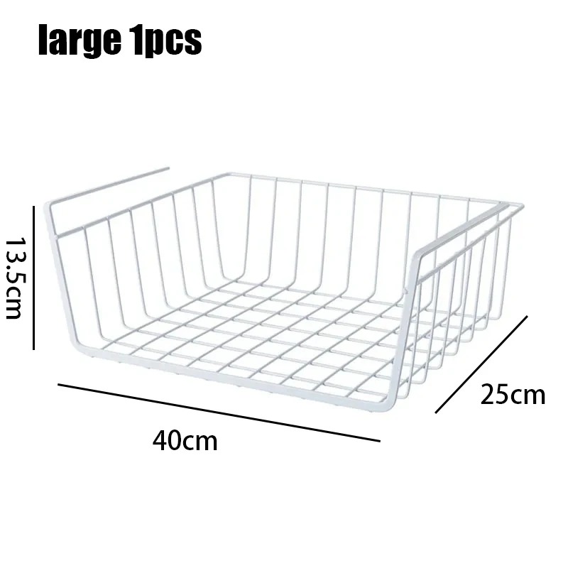 Multi Functional Perforated Kitchen Bathroom Storage Hanging Basket Storage Rack Bottom Book Storage Rack Dormitories Offices ﻿: Yellow