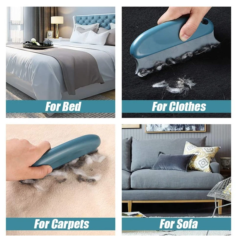 Hair Remover Brush Cleaning Brush Sofa Fuzz Fabric Dust Removal Pet Cat Dog Portable Multifunctional Household Fur Remover