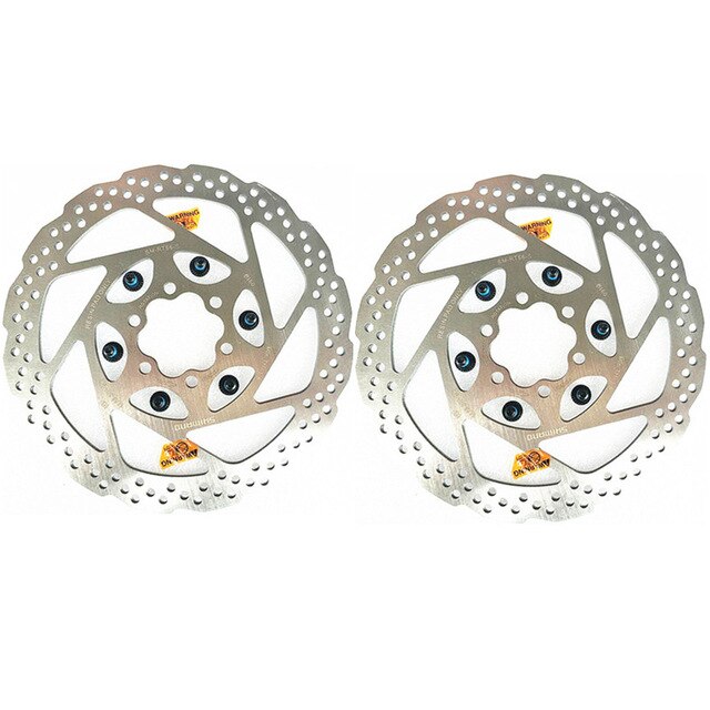Shimano deore sm  rt56/g3/sh1 remschijf 6 bout mountainbike schijf  m610 rt56 m6000 remschijf 160mm/180mm mtb: Rt56 160mm 2pc