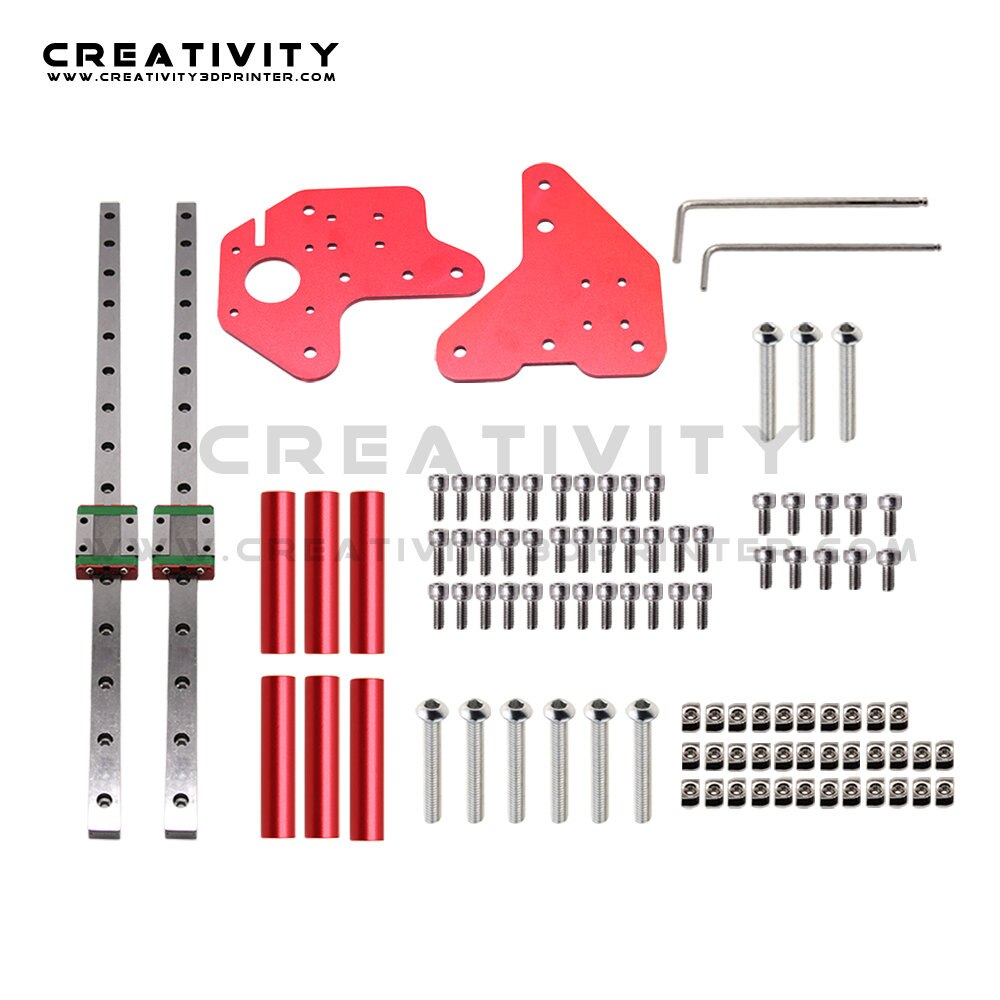 Kit de guidage de Rail linéaire à double axe Z MGN12C avec support de montage de plaque fixe pour Ender-3/3S /Ender 3 Pro/Ender-3 V2/CR10/CR10S/S4/S5: Ender3 Kit