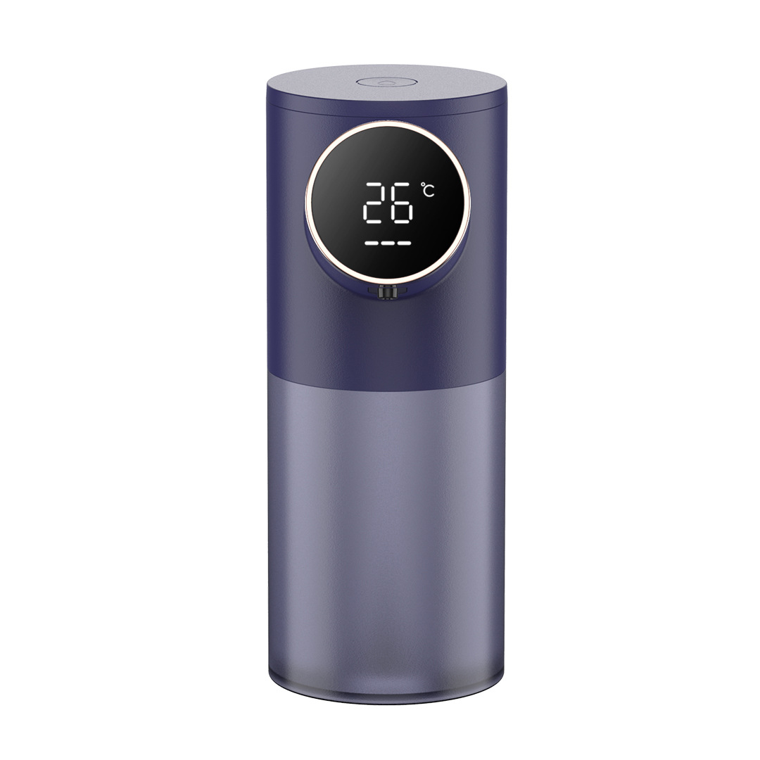 Dispenser di sapone automatico Xiaomi Dispenser di sapone liquido ricaricabile USB da 320ml Display digitale schiuma disinfettante per le mani: Blu