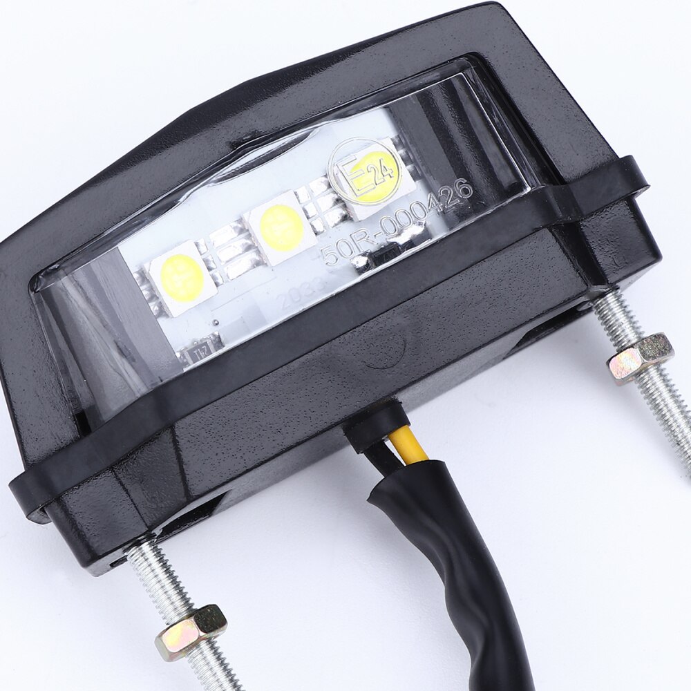 1pc kentekenplaatverlichting eenvoudige auto exterieur accessoires nachtsignaal verlichting lampen voor auto scooter motorfiets