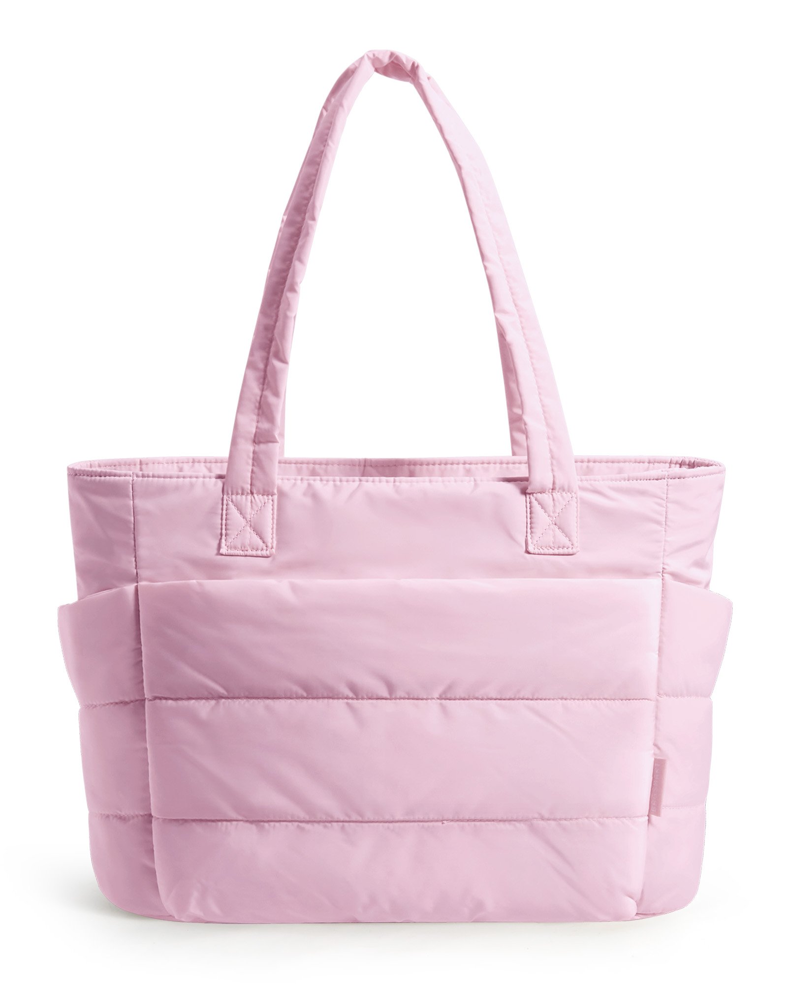 BAGSMART Bolsa feminina de grande capacidade, cor sólida, bolsa versátil para viagens, trabalho, estudante, classe, sacola de compras: Rosa