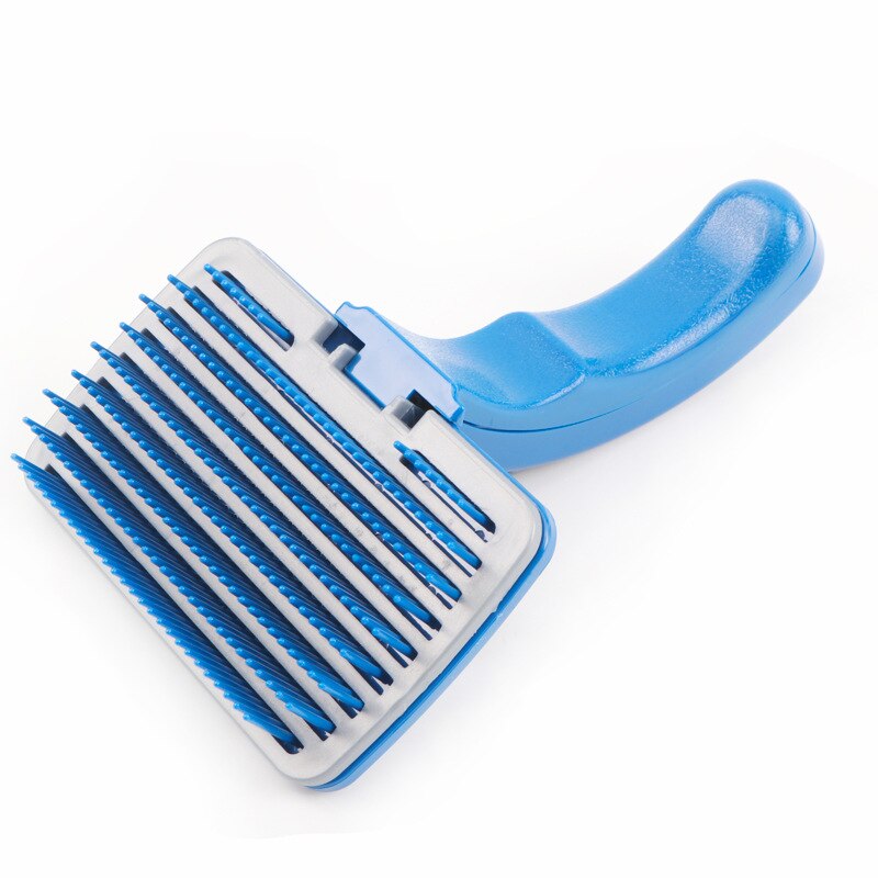 Stylingkammen voor huisdieren, kammen voor huisdieren, hondenschoonheid, haarloze plastic automatische kam, hondenborstel, dierenbenodigdheden, hondenbenodigdheden