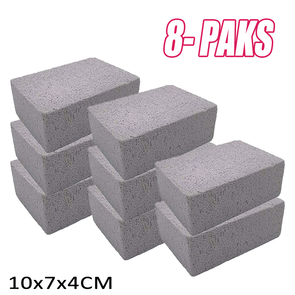 1-10PCS BBQ Grill Cleaning Brick Block Barbecue Natural Cleaning Stone Racks Stains Grease Cleaner BBQ Tools Oil Stain Cleaning: Yellow