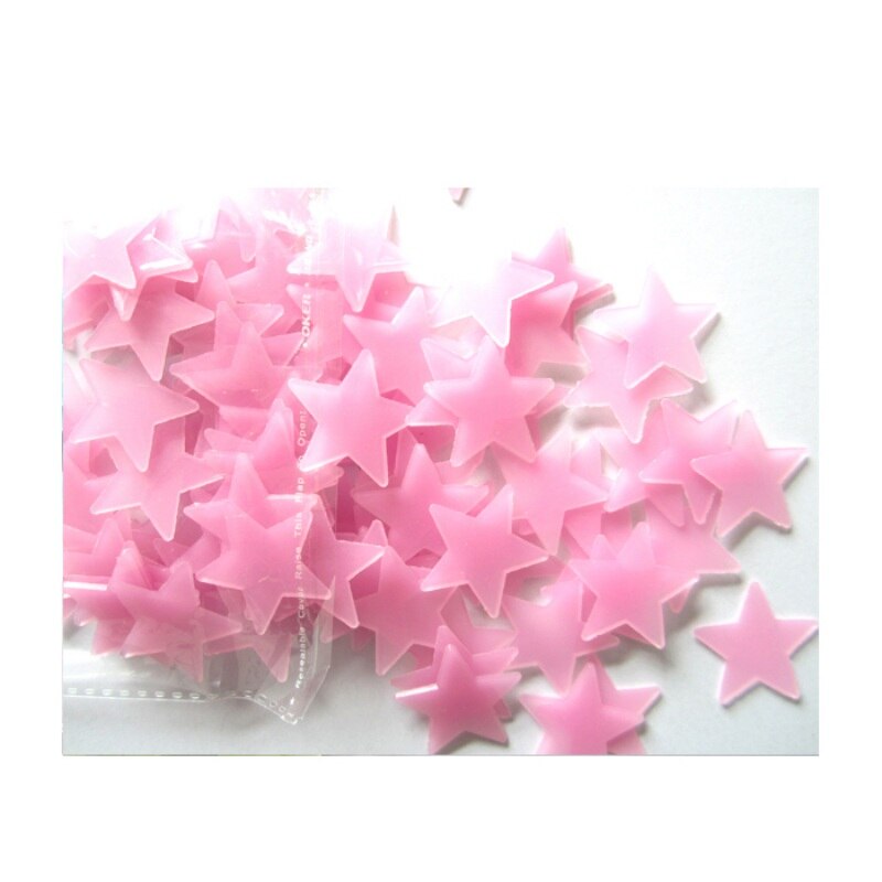 Glow In The Dark Star Stickers Op Thuis Muurtattoo Baby Kinderkamer Muurstickers: R