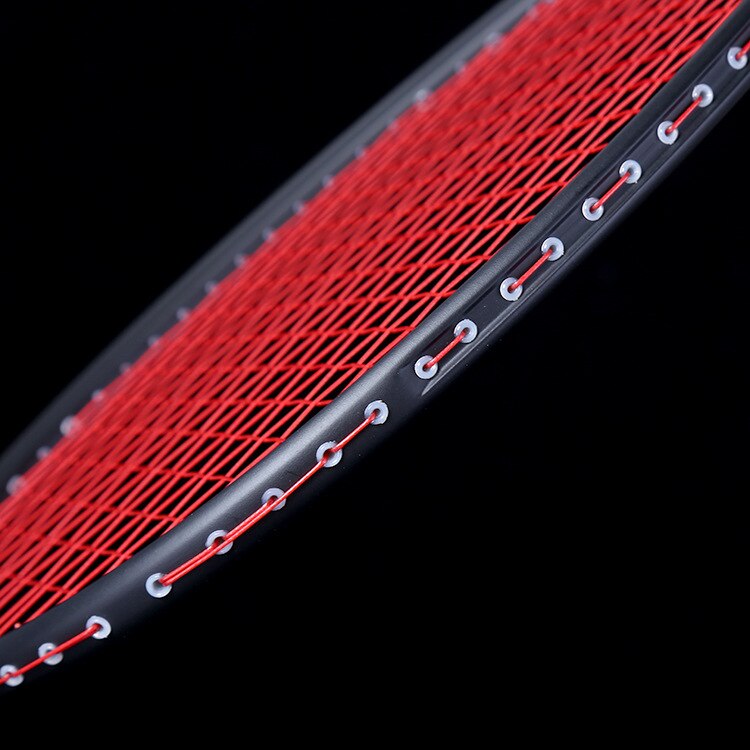Ultralight 5U 77g Strung Badminton Racket Carbon Badminton Racquet 22-28 LBS free Grips and Wristband