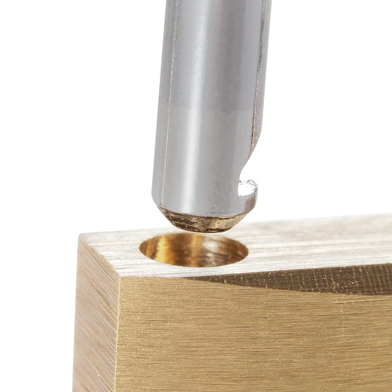 Mini Copper Case Drawer Lock Suitcase Key Padlock Backpack Jewelry Box Cabinet Lock Strap with 3 Keys