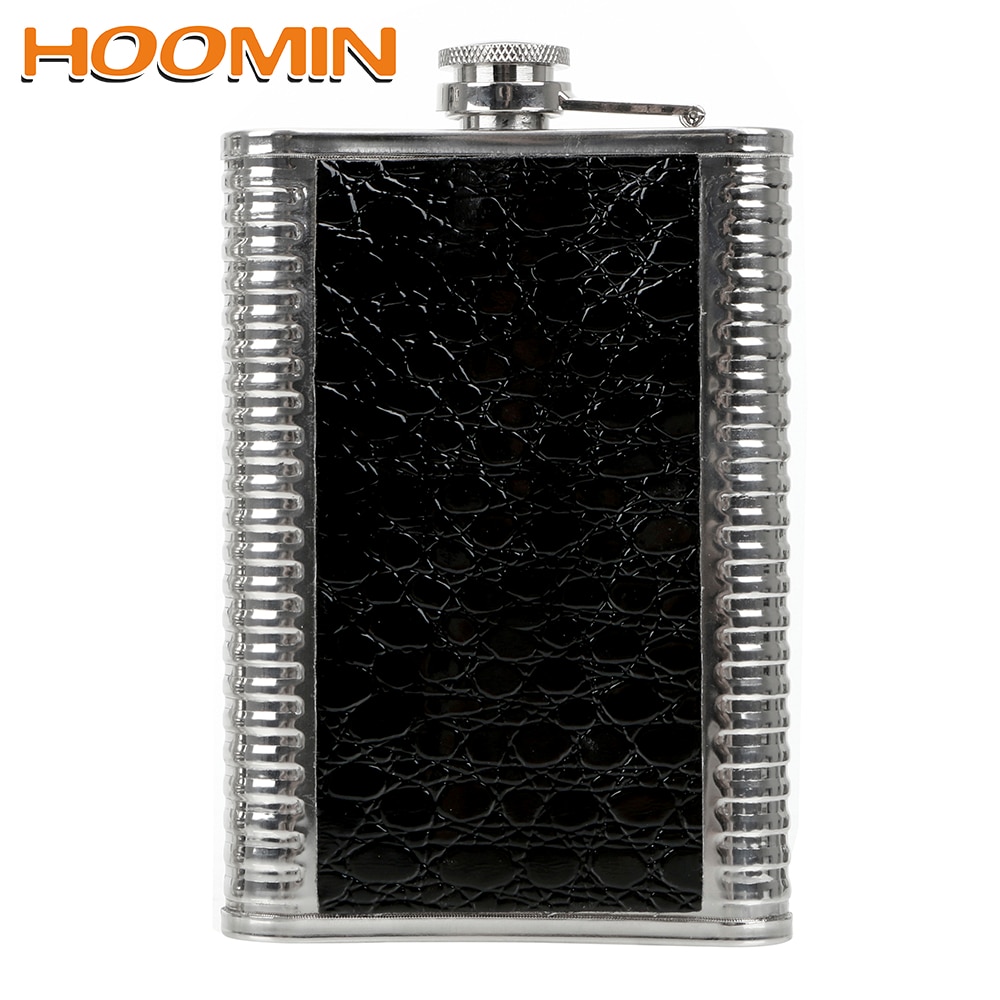 HOOMIN 9 OZ Alcohol Kolf Rvs Hip Kolven Bar Whisky Fles Draagbare Anti Slip