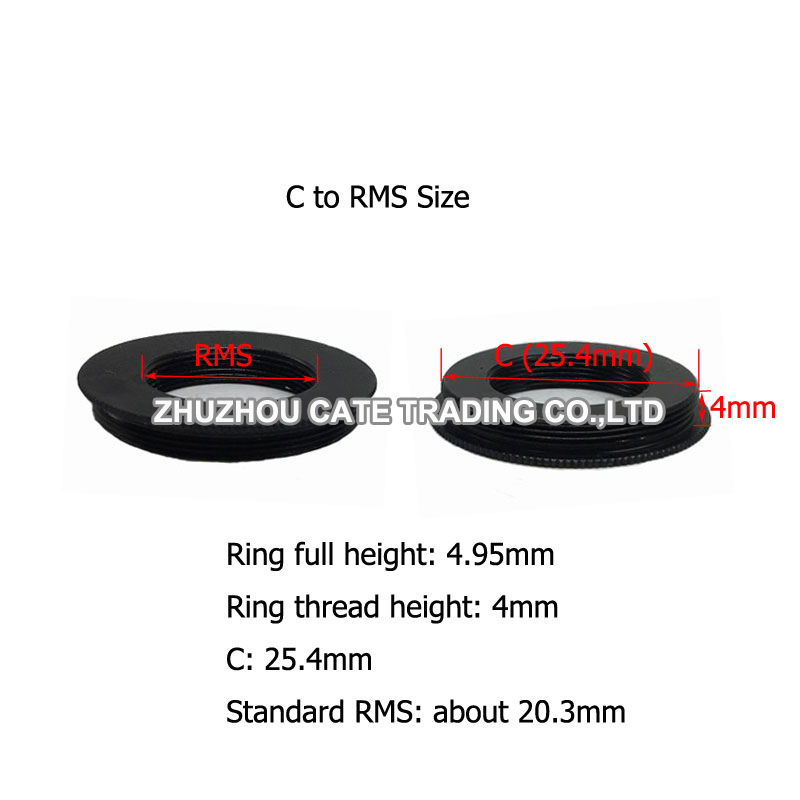 C-RMS Microscoop Objectief Ring RMS-C Rms Draad Naar C Mount Adapter Ring Voor Microscoop Lens Camera M20 M25