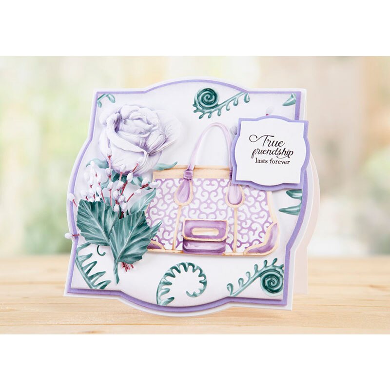 Maljakko wisteria viiniköynnös kukkia kantolaukku puita lauseita metallinleikkausmuotit itse tekemiseen scrapbooking paperikortit koriste käsitöitä